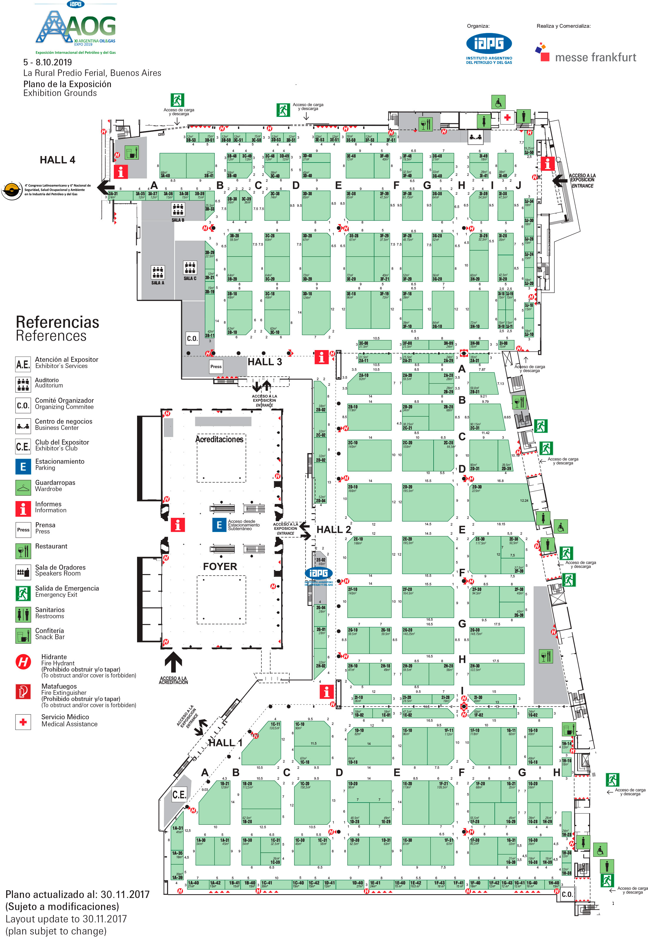 Plano de la expo
